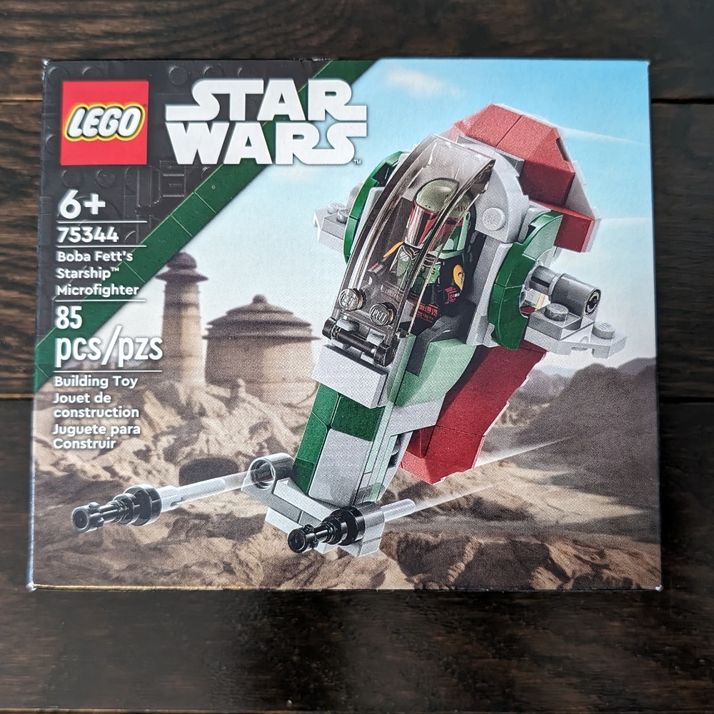 LEGO 75344 Star Wars Boba Fett's Starship Microfighter, NEW SEALED!